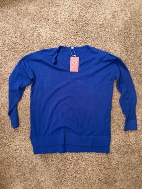 NWT Royal Blue Lightweight Sweater - XL